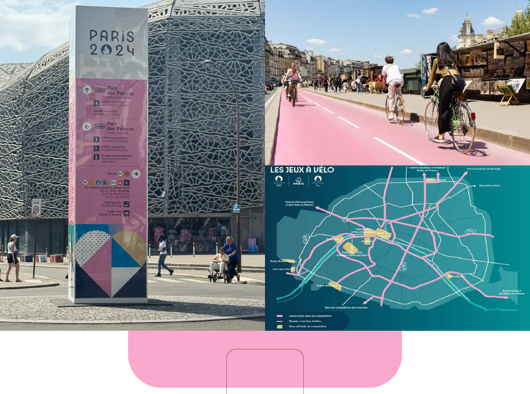 a inspiração do rosa na paleta de cores de paris 2024 veio para representar modernidade e inclusão