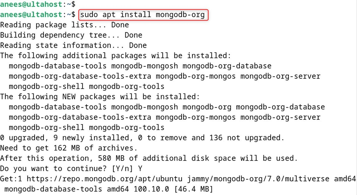 install mongodb