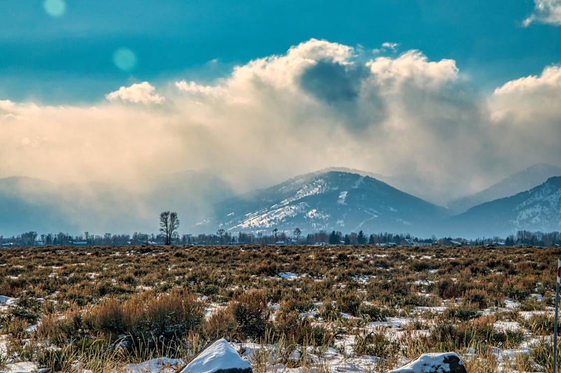 A beautiful scenery in Wyoming