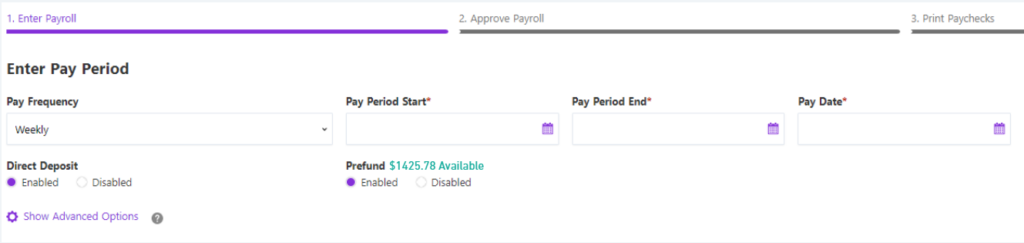 Enter Payroll in Patriot Software