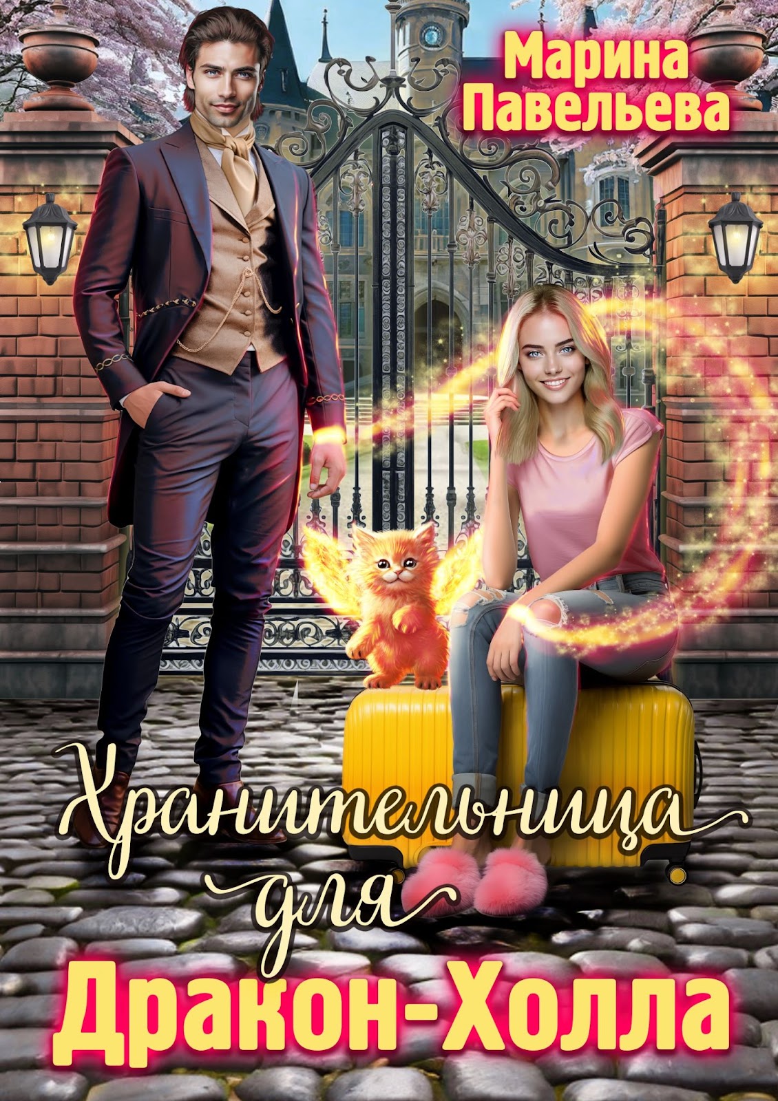 Обложка книги "Хранительница для Дракон-Холла"