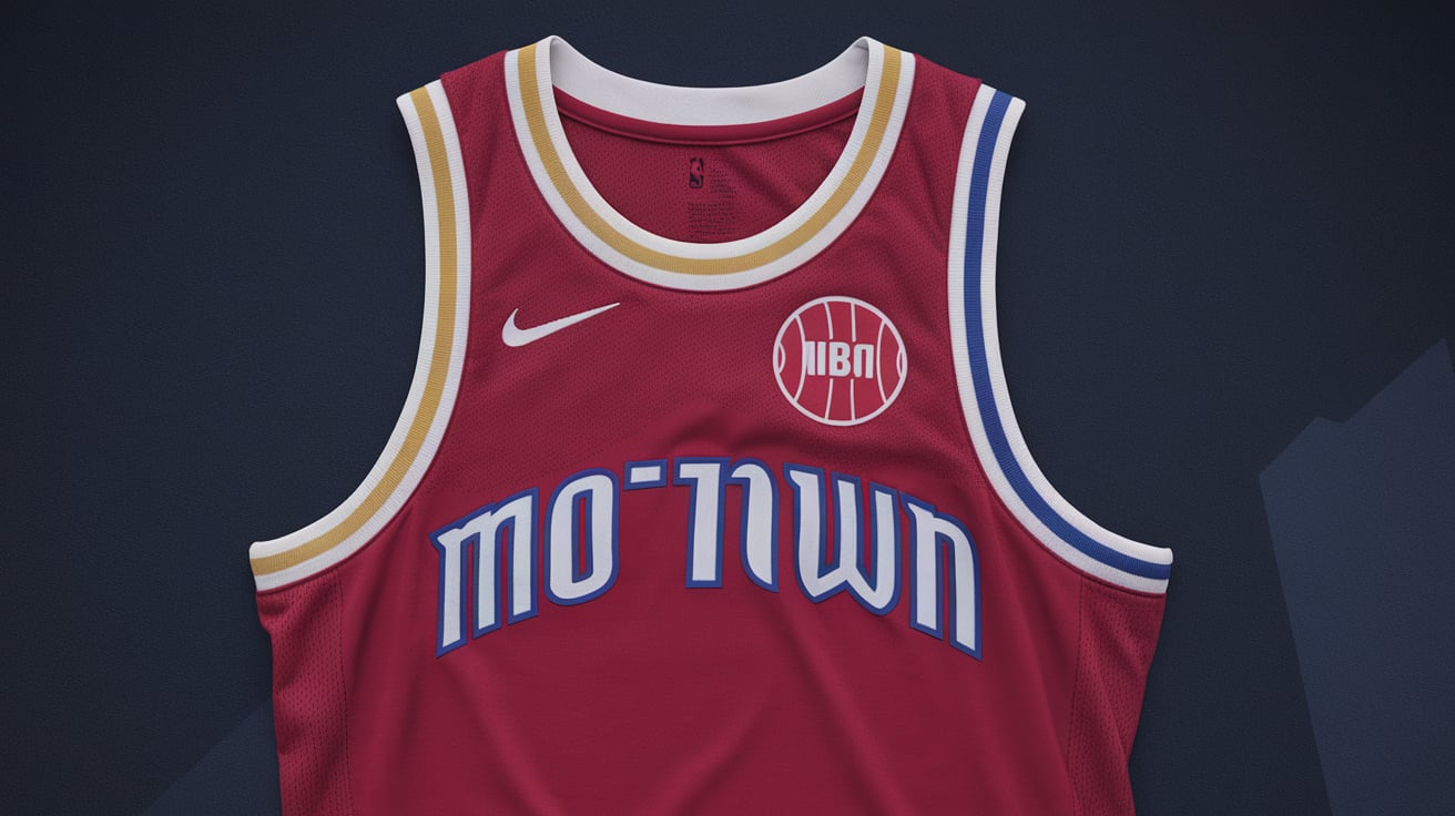 Motown Pistons jersey concept in NBA 2K