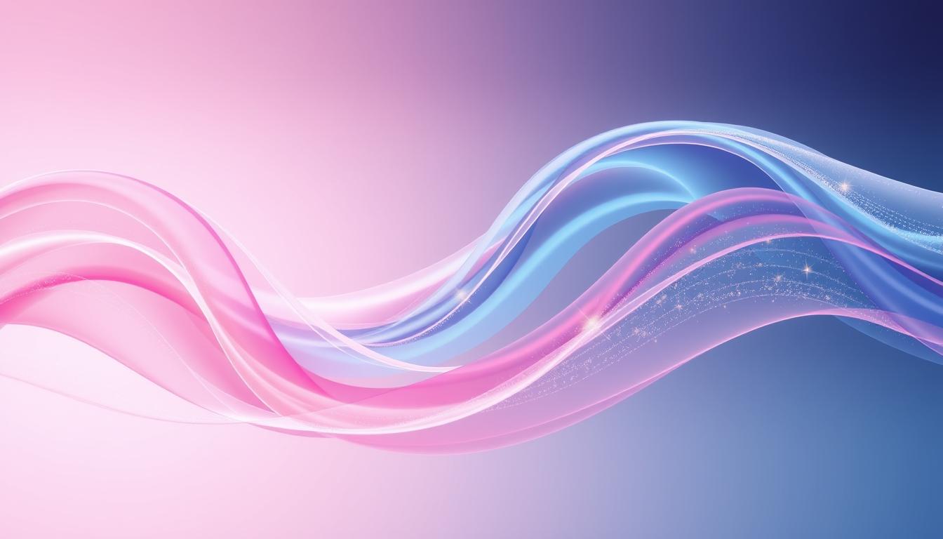 An image that depicts the merging of two different colored energy waves, symbolizing the alignment of your vibrations with the desired person. Use soft and flowing lines to represent the fluidity of energy and incorporate shades of pink and blue to convey the feeling of love and harmony. Add subtle accents of gold or silver to show the powerful impact of the aligned vibrations.