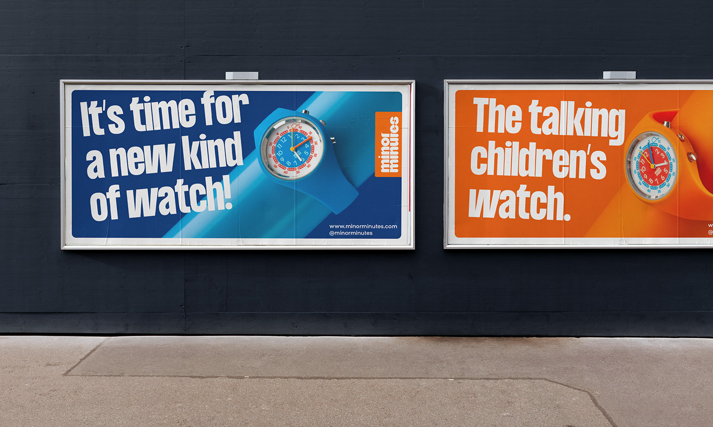 Image from the Minor Minutes: Branding and Industrial Design for Children's Watches article on Abduzeedo