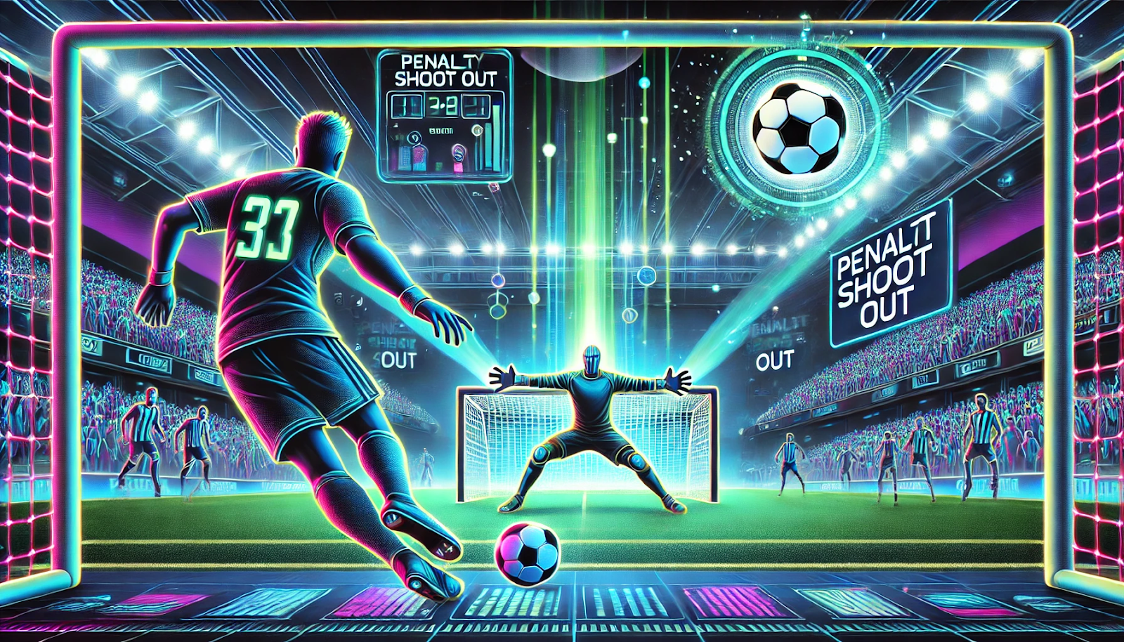 Pantalla de Penalty Shoot Out