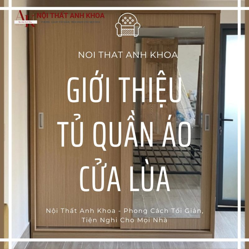 Tủ quần áo cửa lùa cánh kính