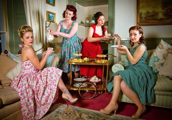 bristol hen do vintage tea party