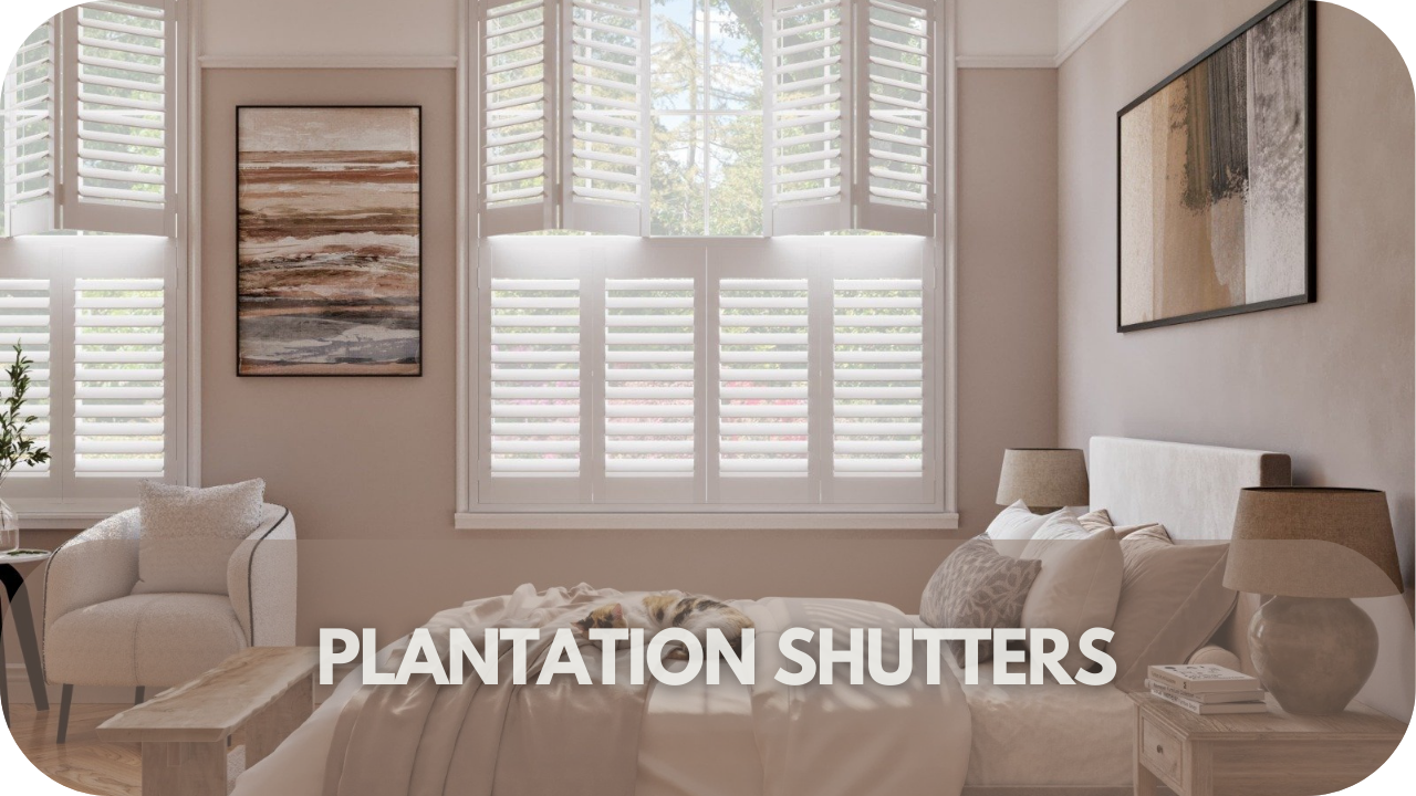 Plantation shutters for timeless style and adjustable light control