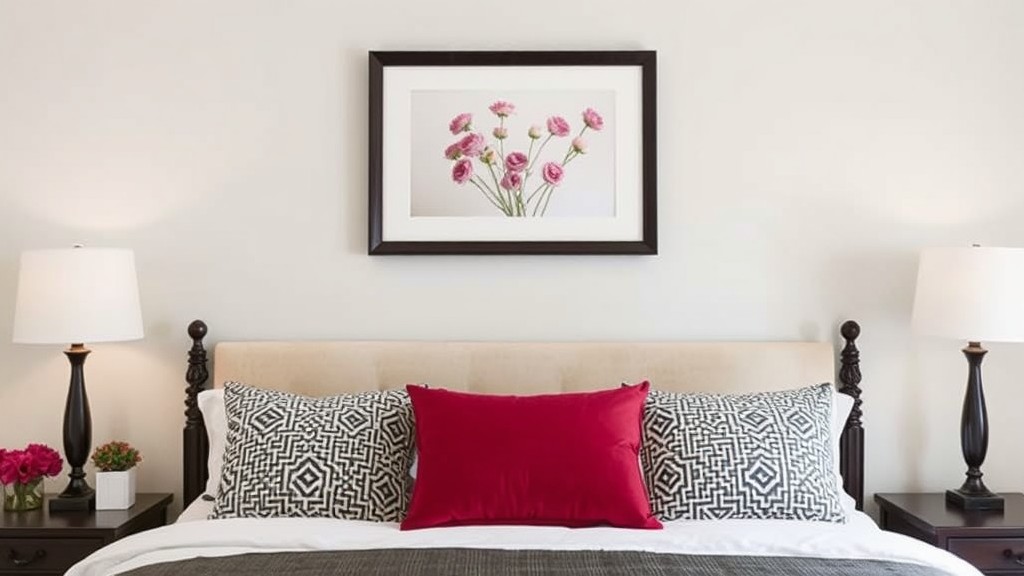 Optimal Sizes Bedroom Wall Prints