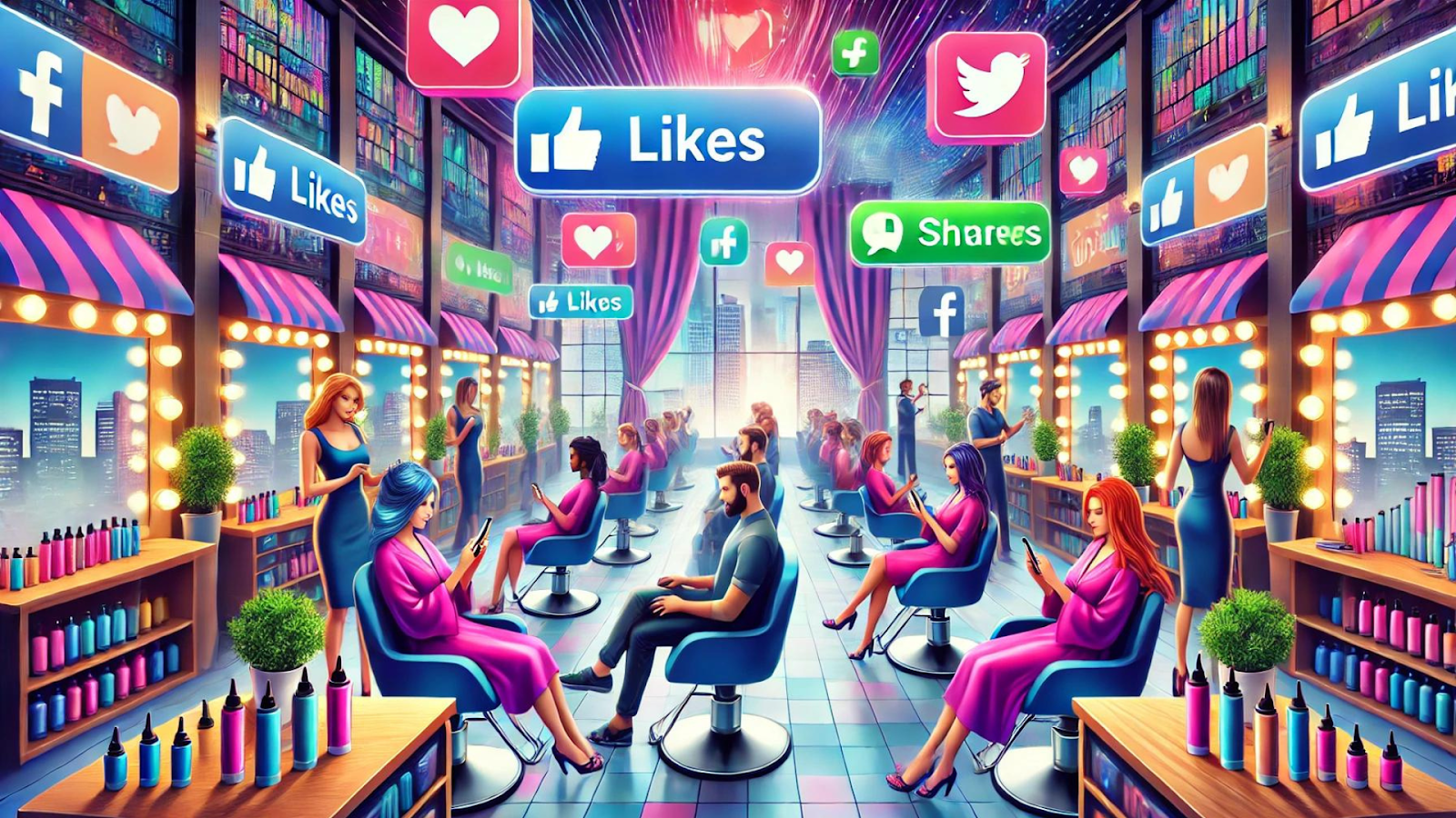 Salon using social media to boost business