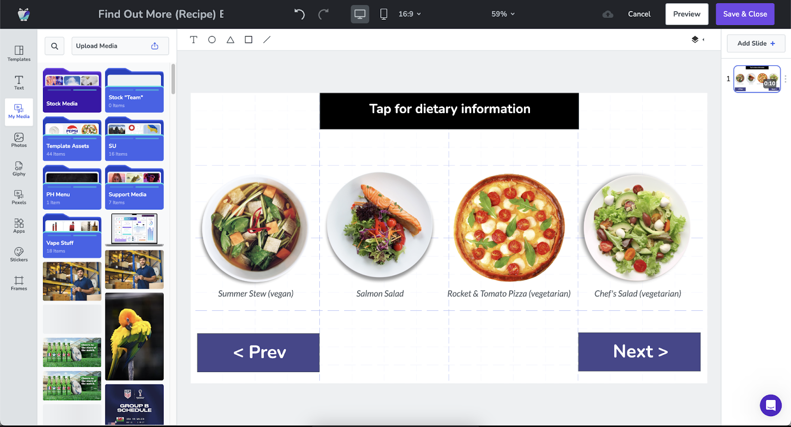 Here's how to add touch interactions for interactive digital signage with Fugo.
