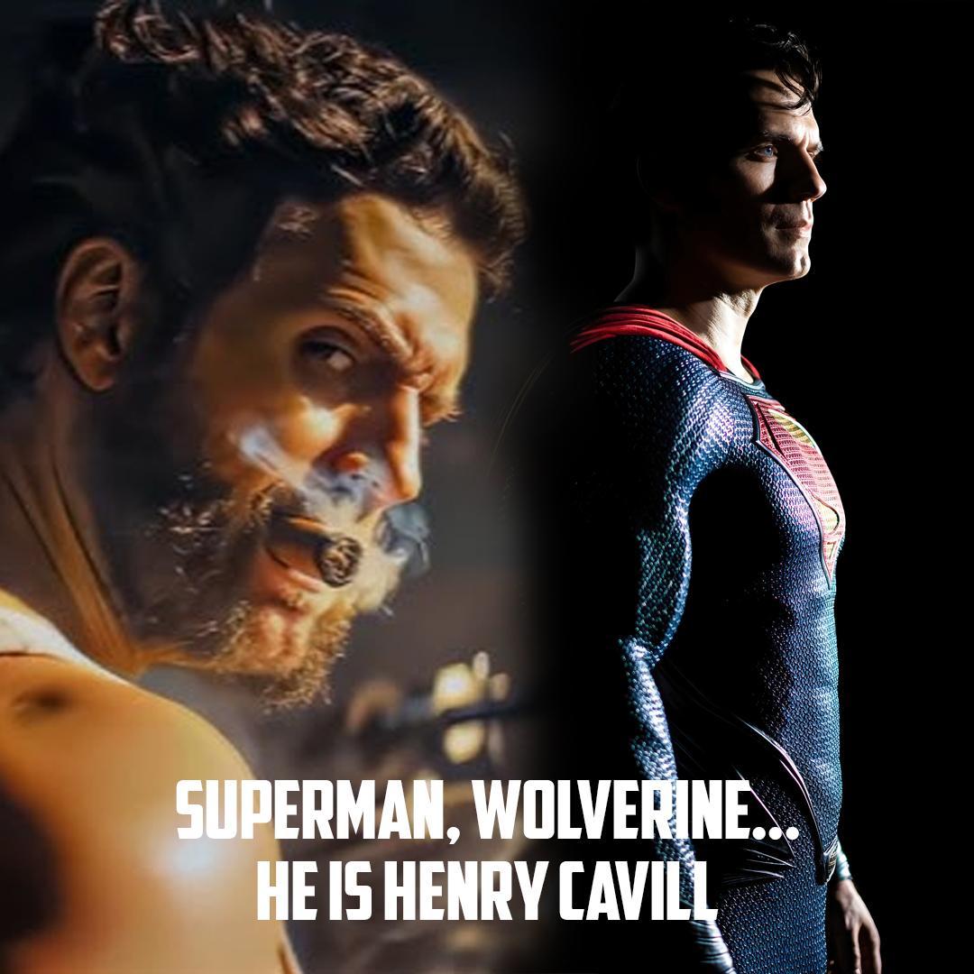 Superman, Wolverine - Henry Cavill physique