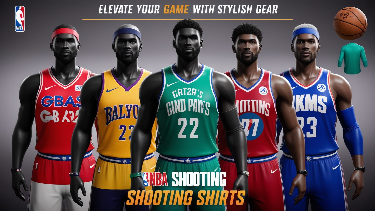 GBAS Shooting Shirts NBA 2K23 Mod