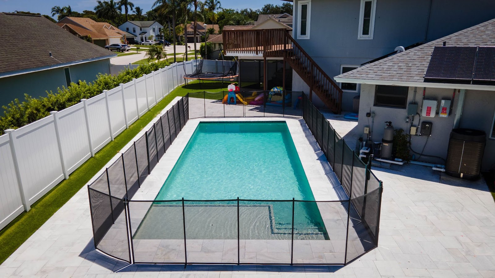 A Pool with a Fence