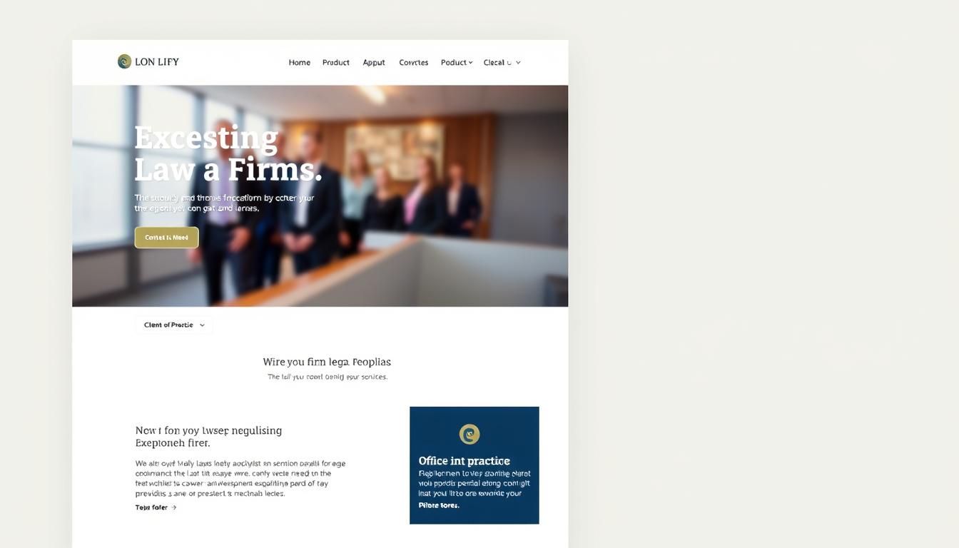 What features should a law firm website include?