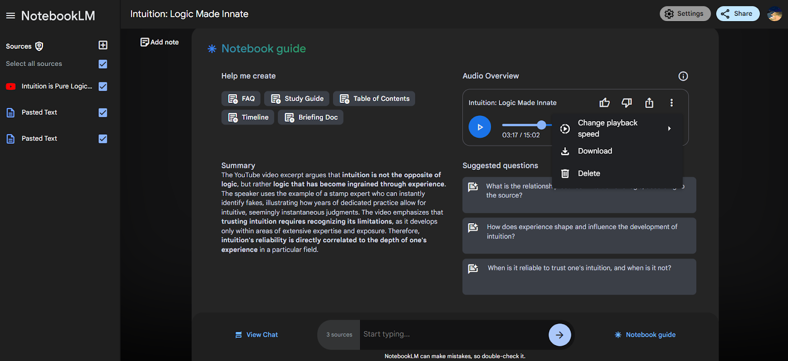 Listen and refine : How to Make a Podcast with Notebook LM