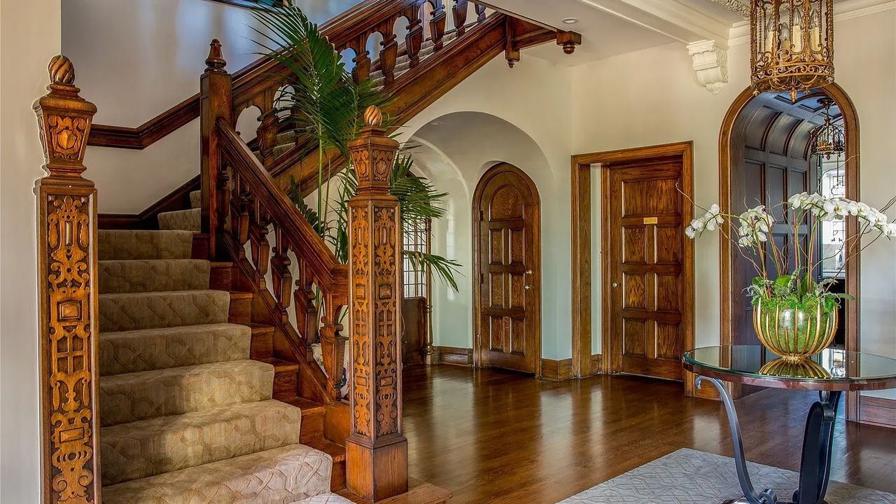 A Rare 1928 Tudor Mansion in Tulsa with Historic Charm, Soaring Ceilings, and 3 Acres of Lush Landscaping and Scenic Views