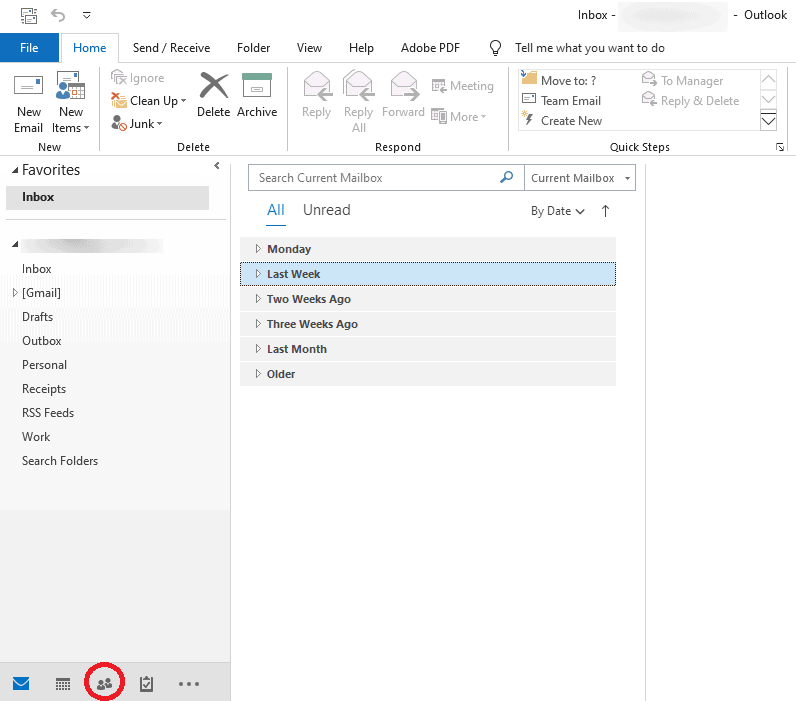 Creating email groups in Outlook app in Windows