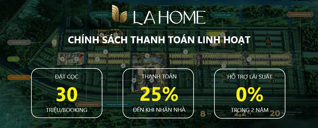 Chính sách thanh toán dễ dàng, linh hoạt tại la home