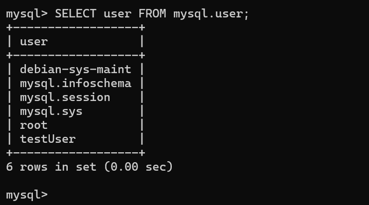 how to show users in mysql? (mysql show users)