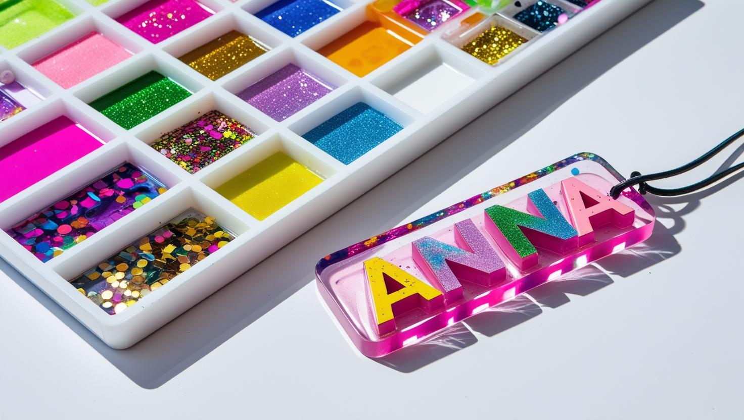 Personalized Resin Name Tags for Summer Camps