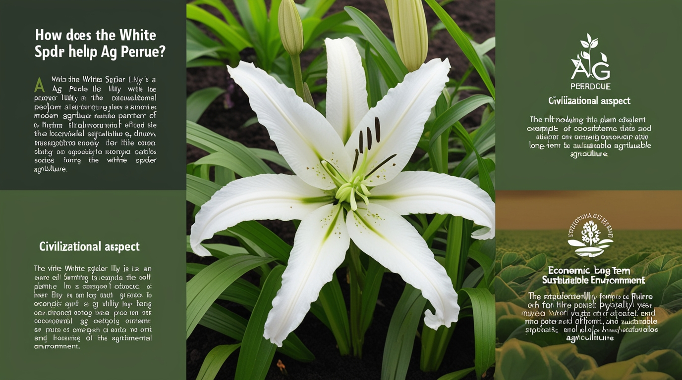 White Spider Lily Help the AG Perdue