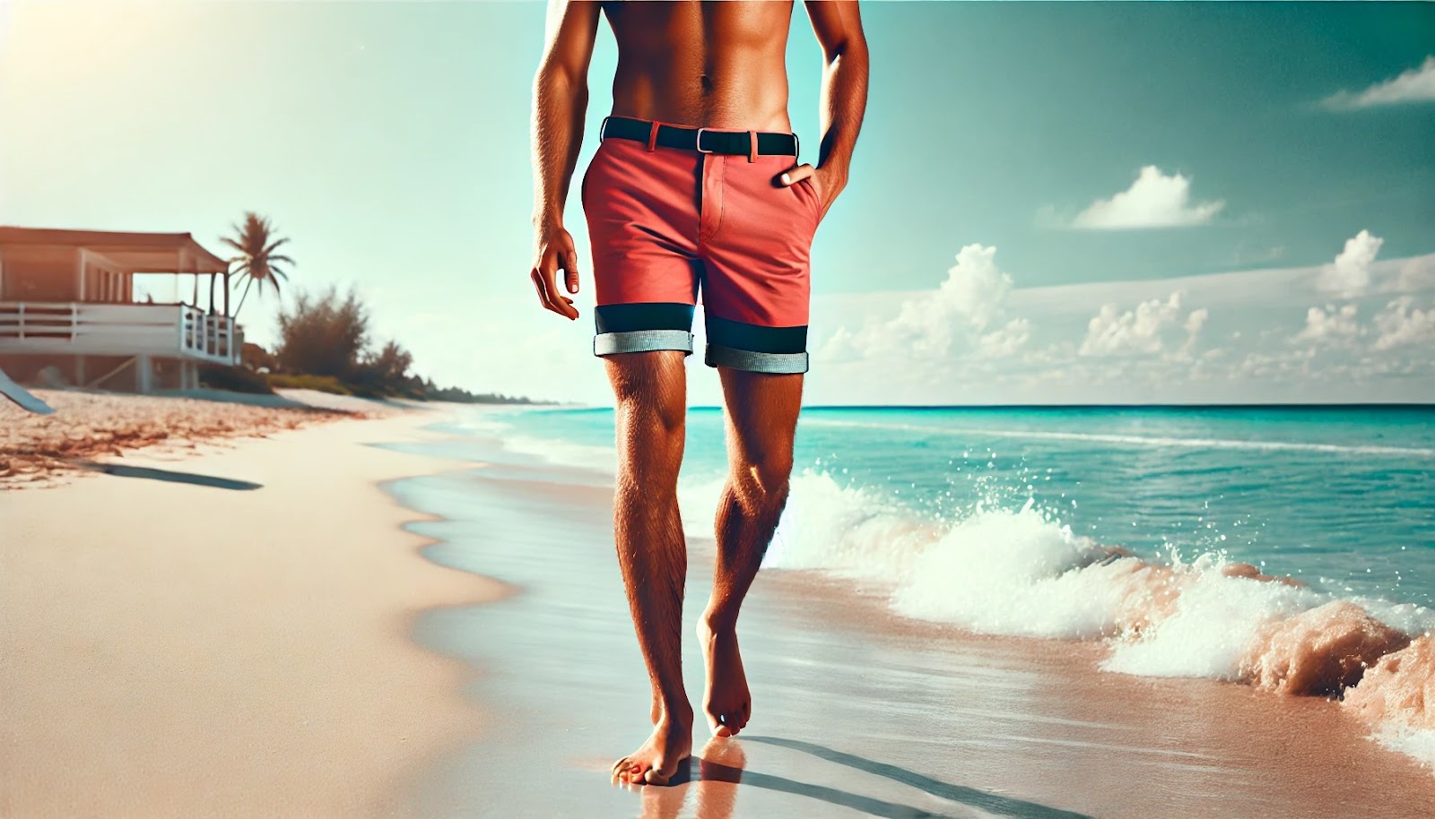 mens designer short swim shorts​