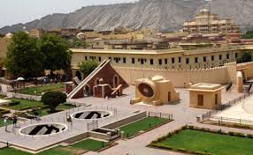 Jantar Mantar in Jaipur, one of the famous Jaipur tourist places, showcasing ancient astronomical instruments.