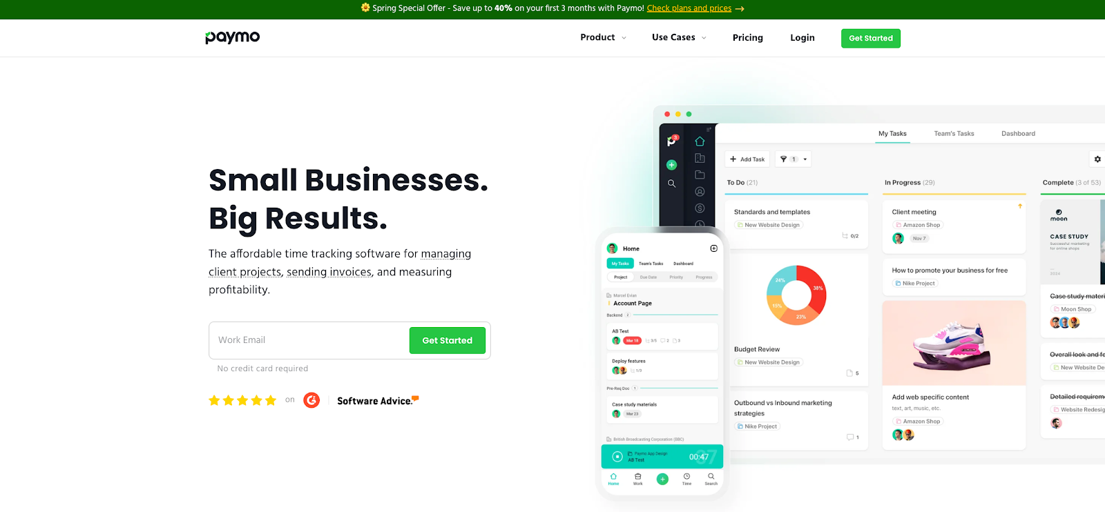 Paymo for work management