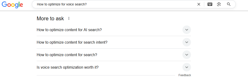 Google's People Also Ask