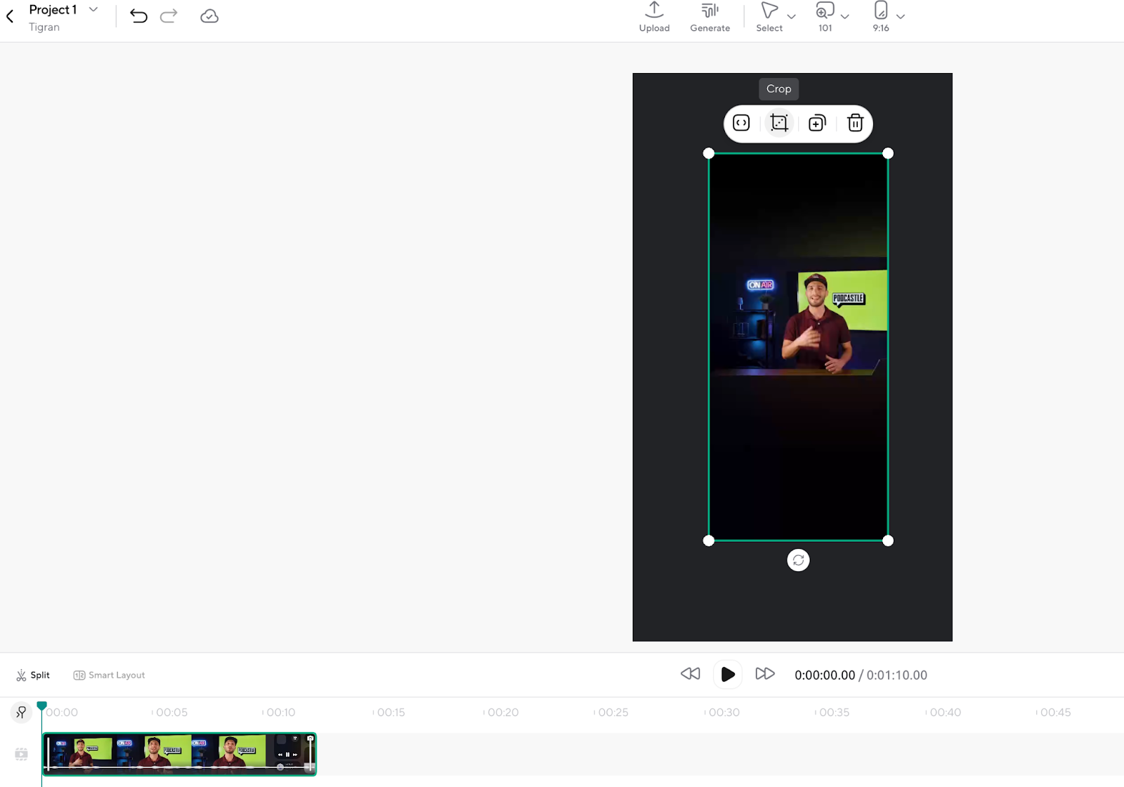 YouTube Shorts frame size