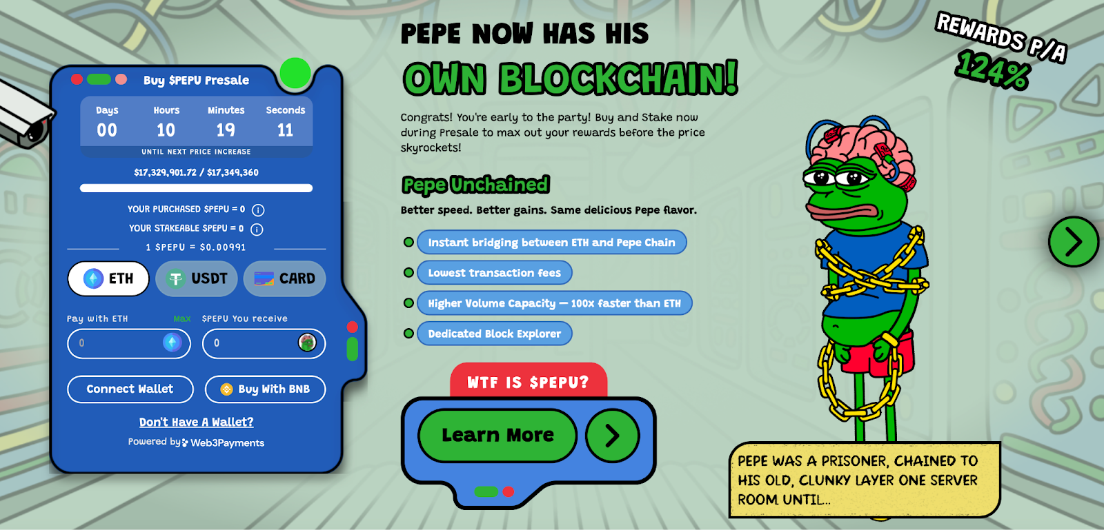 Pepe Unchained ICO 