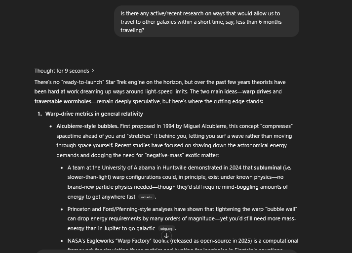 ChatGPT providing sources for studies