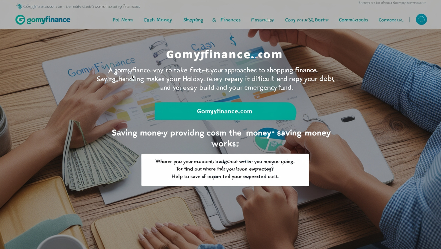 Gomyfinance.com saving money