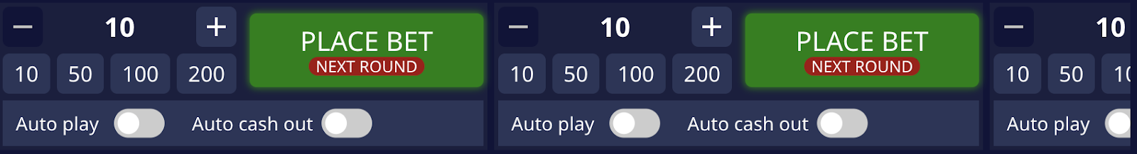 Configuração de apostas para o jogo Super Heli com opções de autoplay e cashout automático.