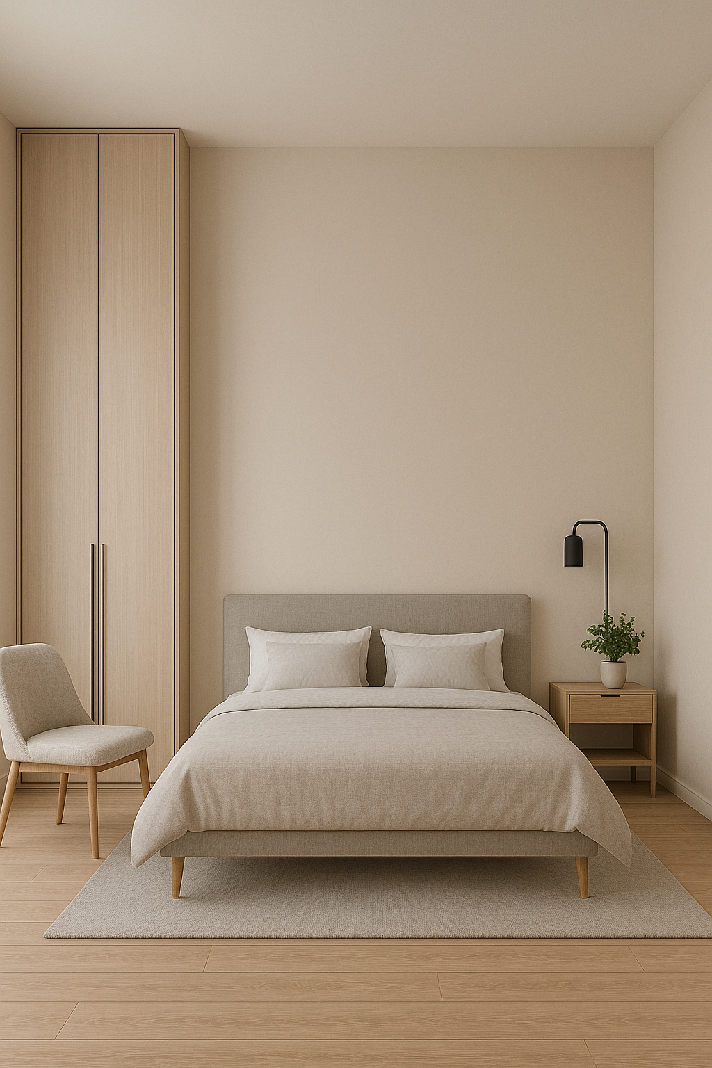 How to make a small bedroom look bigger