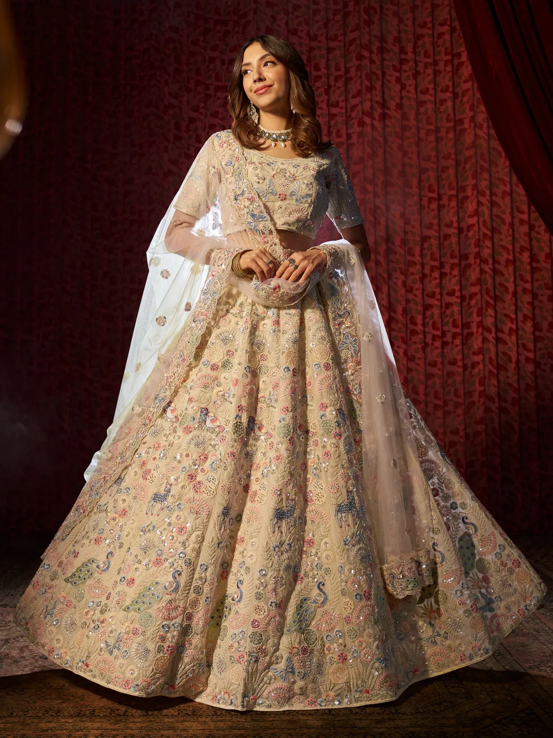 georgette-lehengas