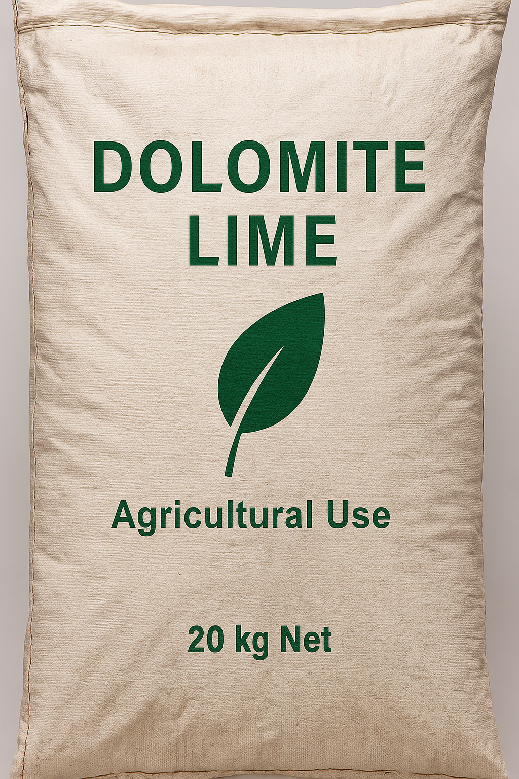  Dolomite lime bag labeled for agricultural use for growing cannabis