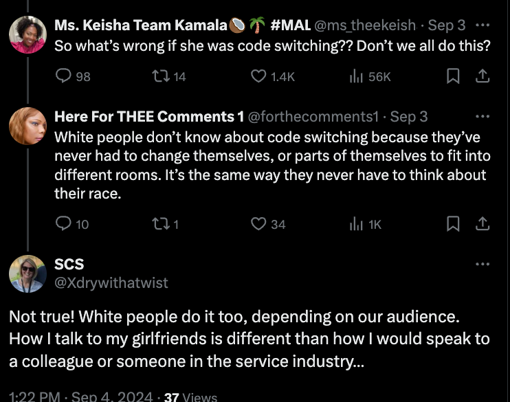 , Was Kamala Harris code-switching or pandering? We asked an expert.