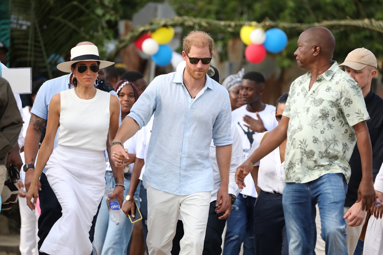 Le prince Harry & ; Meghan Markle en visite en Colombie