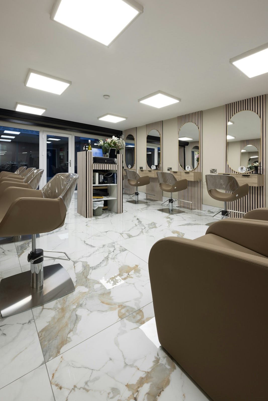 Stylish beauty salon interior