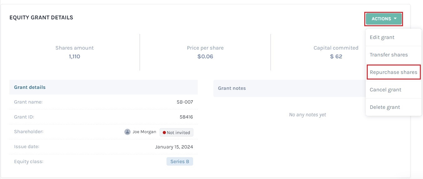repurchase shares 