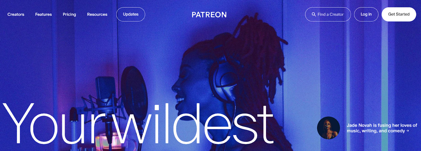 Patreon Homepage