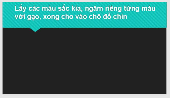 CHỦ ĐỀ E: BÀI 14 - THÊM HIỆU ỨNG CHO TRANG CHIẾUMỞ ĐẦUCâu 1: Làm thế nào để tạo được bài trình chiếu có những phần nội dung xuất hiện tuần tự theo các kiểu xuất hiện khác nhau?Đáp án chuẩn:Ta phải sử dụng các hiệu ứng khác nhau cho bài trình chiếu.2. Tạo hiệu ứng cho các đối tượng trên trang chiếuCâu 1: Em hãy tìm hiểu xem có thể thêm nhiều hiệu ứng cho một đối tượng trên trang chiếu được không?Đáp án chuẩn:Không thểLUYỆN TẬPCâu 1: Em hãy tạo bài trình chiếu giới thiệu một chủ đề về quê hương em, chẳng hạn về danh lam thắng cảnh, danh nhân văn hóa, ngành nghề thủ công, món ăn đặc sản,… Trong bài trình chiếu đó cần sử dụng các hiệu ứng cho các đối tượng trên trang chiếu và hiệu ứng chuyển trang chiếu.Đáp án chuẩn:Các em tham khảo:VẬN DỤNGCâu 1: Hãy bổ sung vào bài trình chiếu ở phần Luyện tập: hình ảnh minh hoạ, địa chỉ những trang web giới thiệu chi tiết về một nội dung trong bài trình bày.TỰ ĐÁNH GIÁ