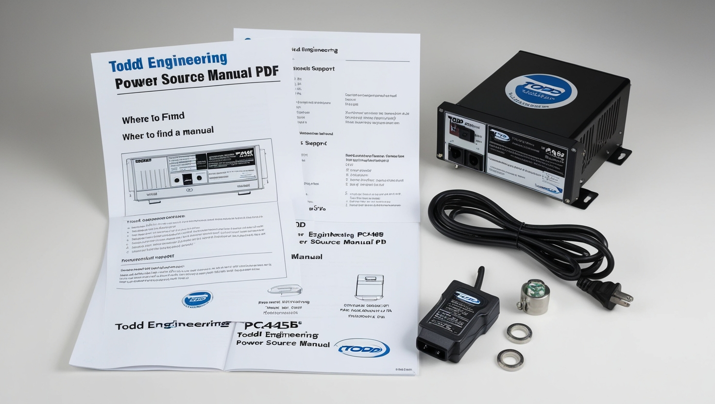 Todd Engineering PC45B Power Source Manual PDF