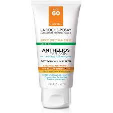 Roche-Posay Anthelios Clear Skin Dry Touch Sunscreen SPF 60 for oil-free, high protection ideal for clear, acne-prone skin