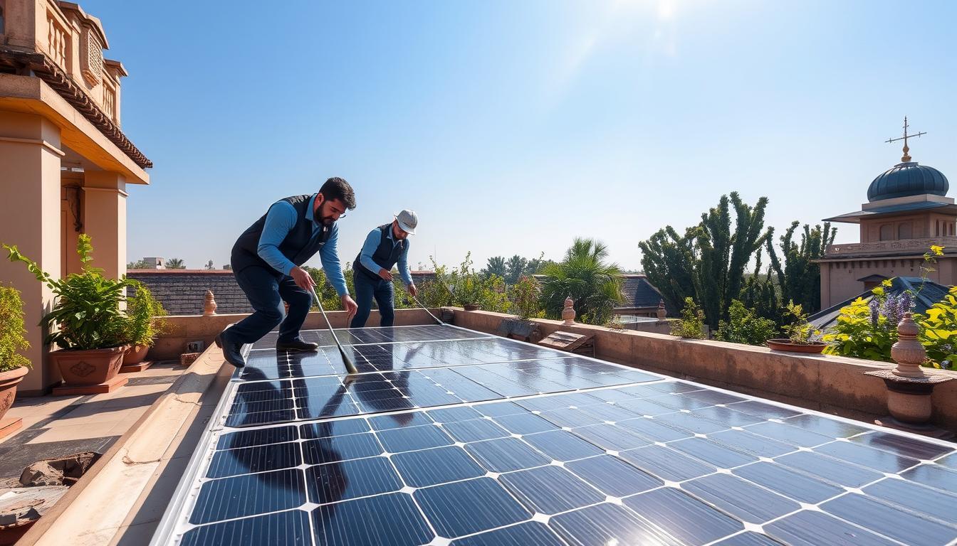 solar panel maintenance