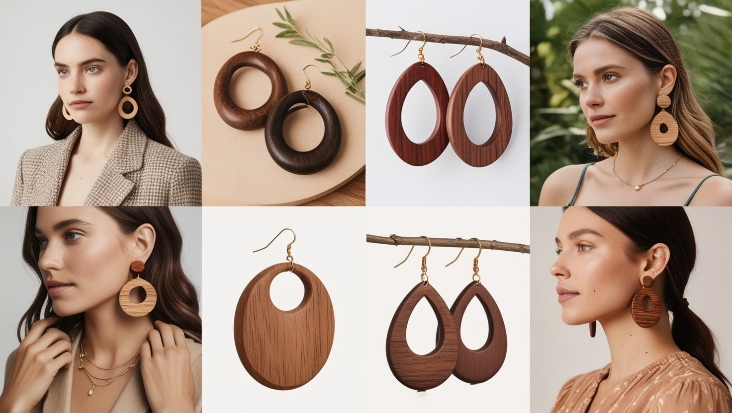 Wooden Earrings
