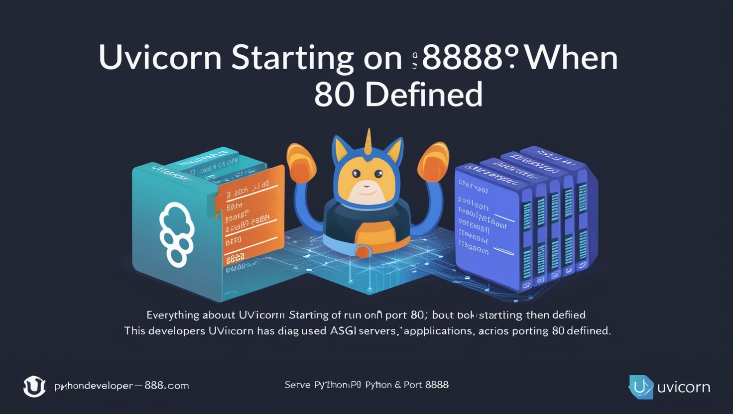 Uvicorn Starting on 8888 When 80 Defined