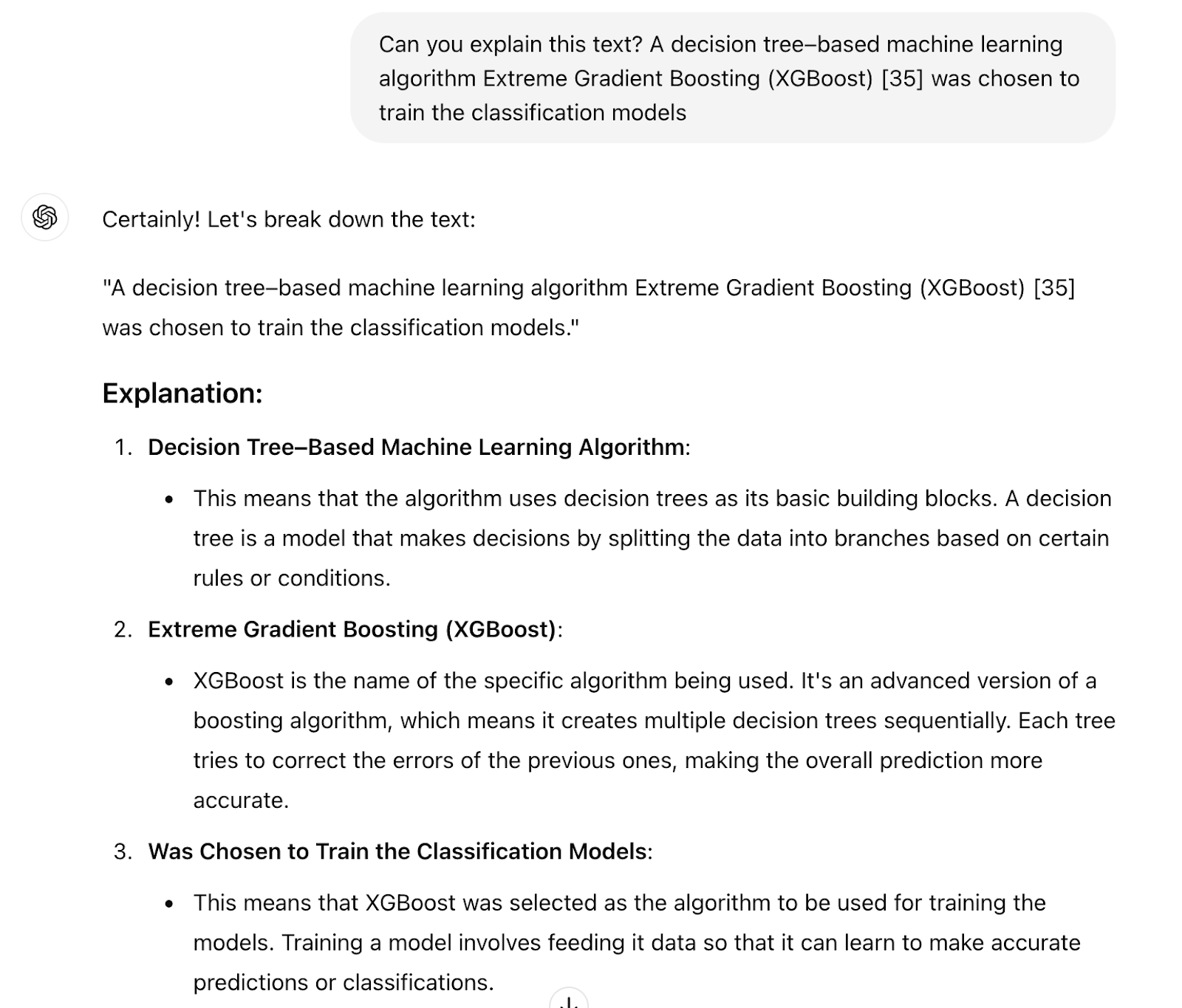 An exchange with chatgpt about XGBoost  - part 4